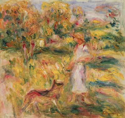 Landscape with the artist